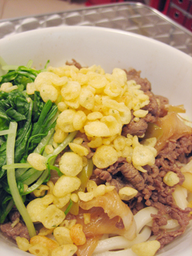 肉うどんヽ(´∀`)ノにんにく風味