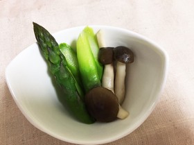 【常備菜】アスパラのお浸し