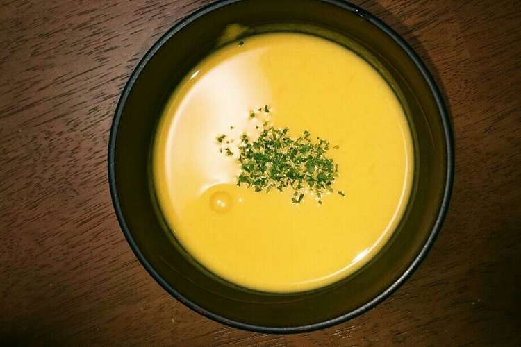 簡単ピーナッツカボチャのスープ レシピ 作り方 By よもぎ おりべ クックパッド