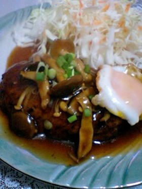 我が家の照り焼きハンバーグ☆柔らか~