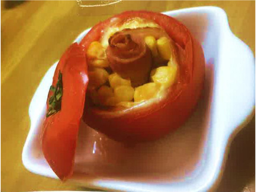 トマトのオーブン焼きの画像