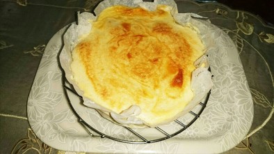 糖質制限☆スライスチーズのスフレケーキの写真