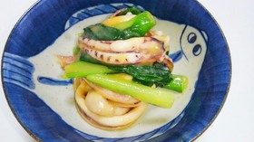 昔ながらのイカとネギのぬた☆酢味噌あえ☆