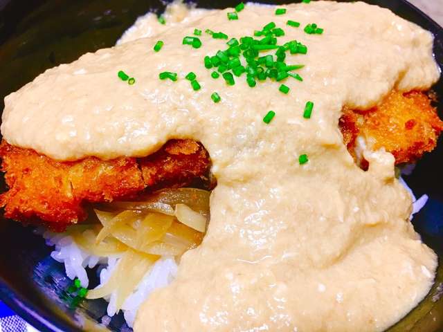 カツ丼の新スタイル トロトロ卵かけカツ丼 By 藤井２１