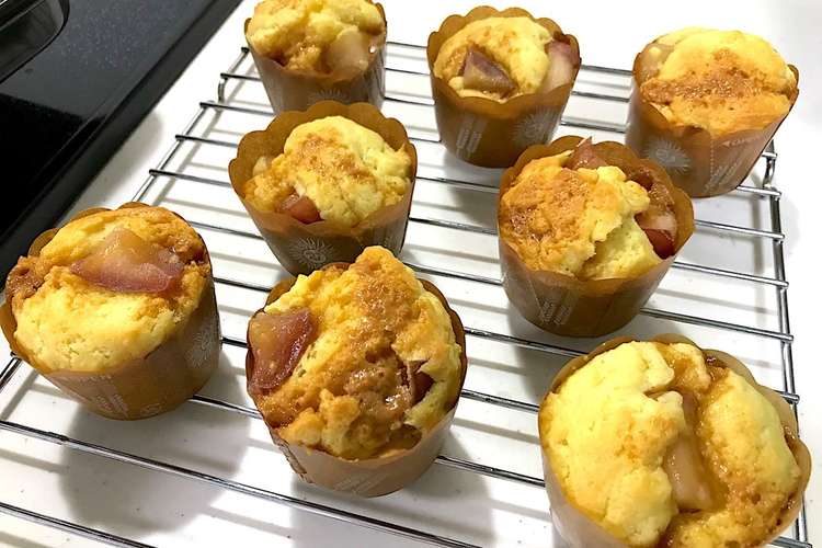 Hmで作る本格キャラメルりんごのマフィン レシピ 作り方 By ななすけ15 クックパッド