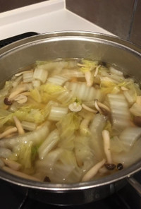 糖質制限☆きのこと白菜のスープ