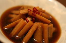 おせちメニュー ごぼうのだし醤油煮