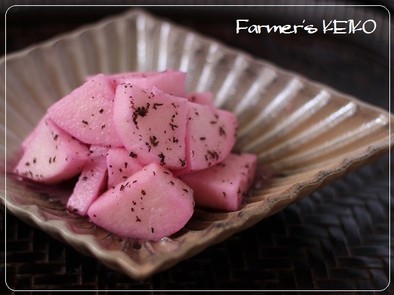 【農家のレシピ】長芋の赤しそ漬けの写真