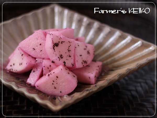【農家のレシピ】長芋の赤しそ漬けの画像
