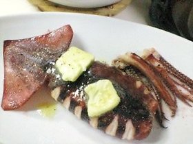 イカの白ワイン蒸し