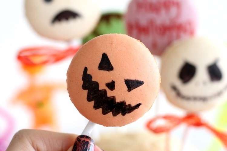 簡単 可愛いハロウィンマカロンポップス レシピ 作り方 By 五条まあさっちん クックパッド