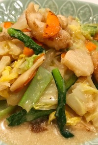中華風 鶏と白菜のクリーム煮