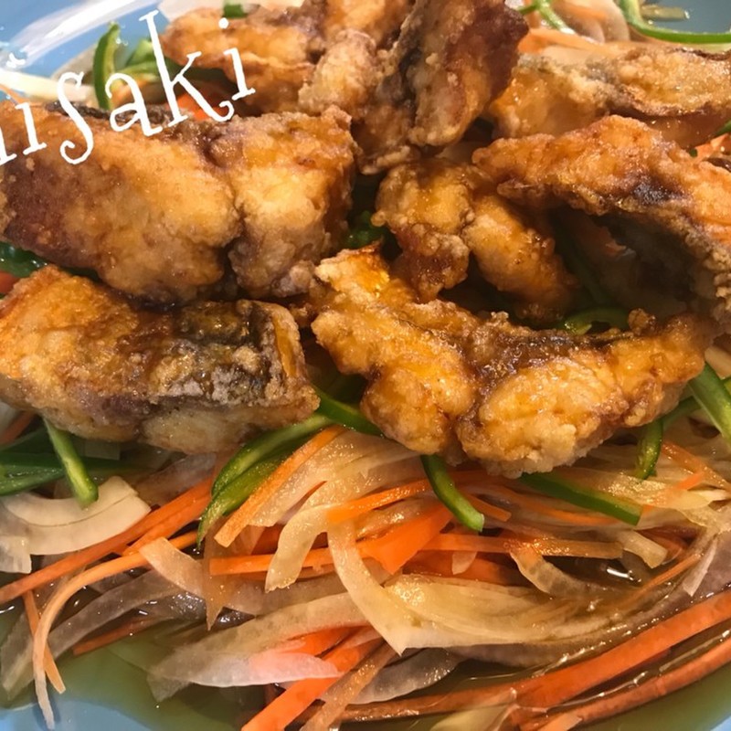 シリアルをまぶした魚の切り身のレシピ