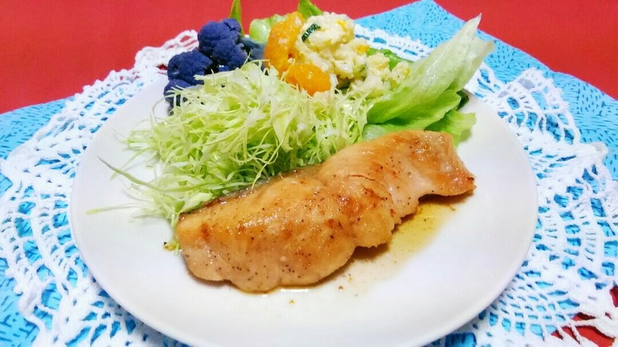 鮭のバター醤油味☆ステーキ風！