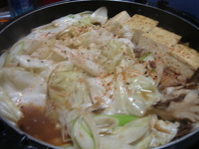 青森の馬肉鍋 (青森郷土料理その2)