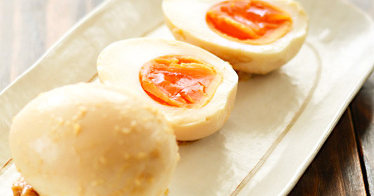 みそ漬けたまご レシピ 作り方 By かどや製油 クックパッド 簡単おいしいみんなのレシピが354万品