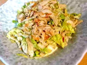 白菜と竹輪のマヨ醤油和え