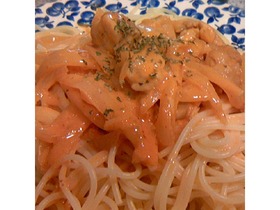 ゆで時間で完成!簡単オーロラソースパスタ