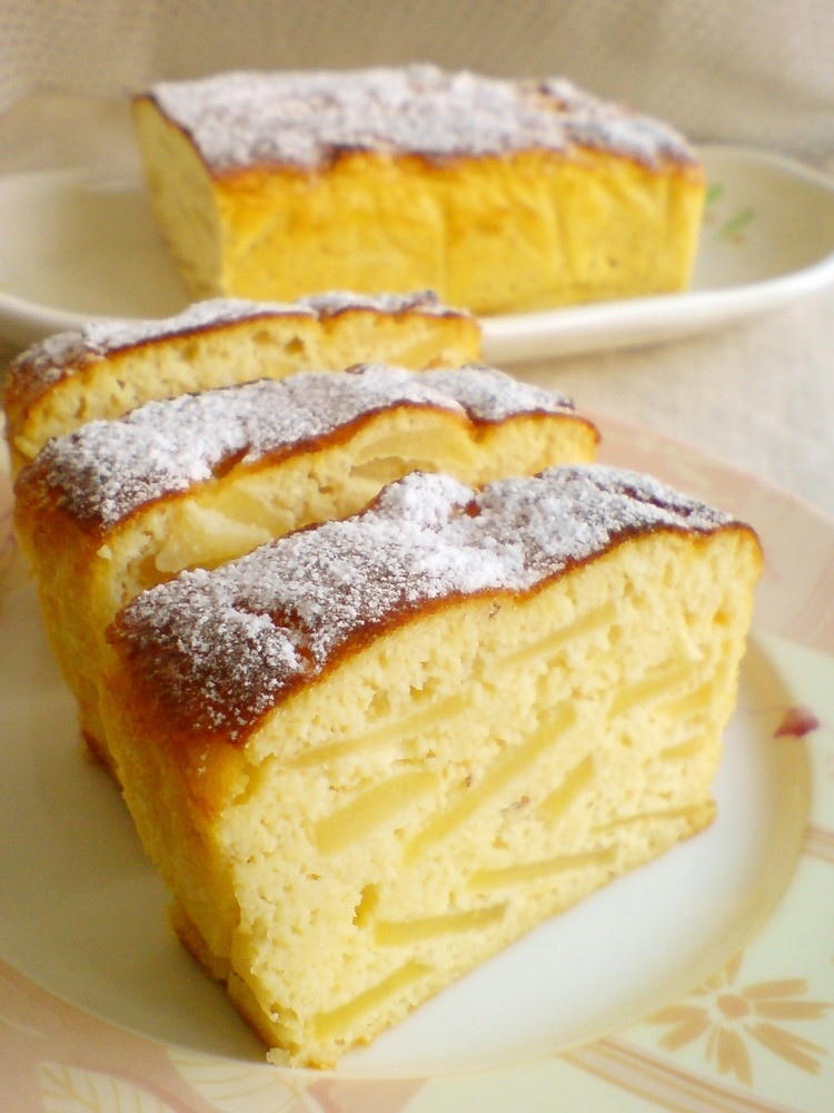 ノンオイル☆ノン小麦粉☆おから林檎ケーキ 