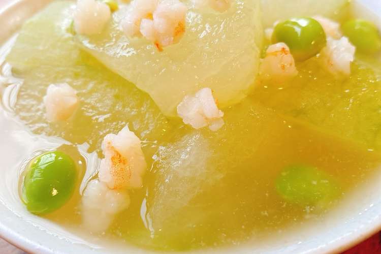 白だしで簡単 冬瓜の海老あんかけ レシピ 作り方 By めぐみの郷 クックパッド 簡単おいしいみんなのレシピが352万品