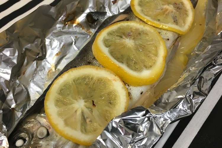 ニジマスのホイル焼き レシピ 作り方 By ちび坊ママ クックパッド