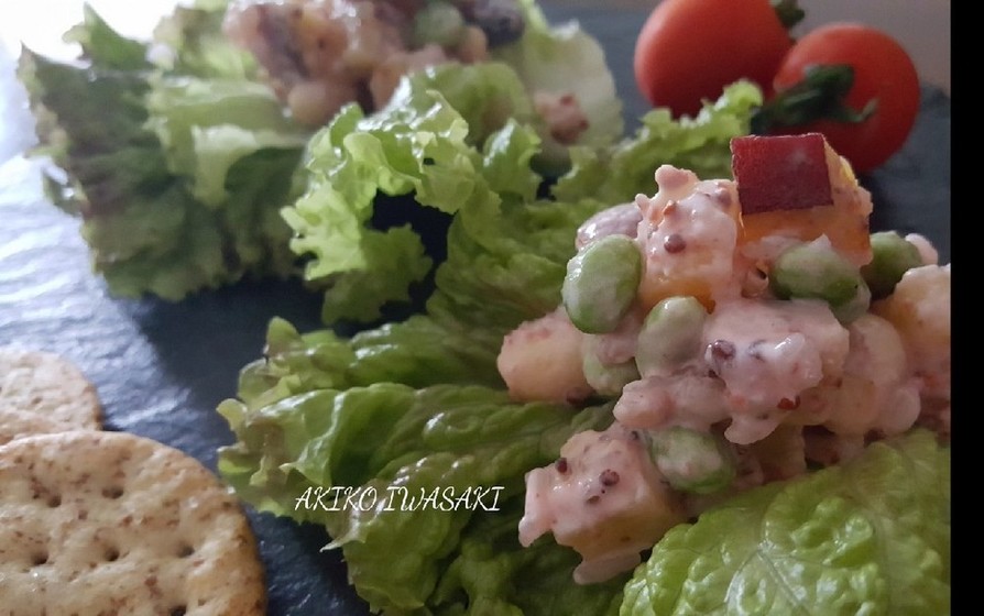 綺麗になれちゃう『蒟蒻米&薩摩芋サラダ』の画像