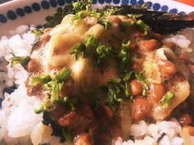 紫蘇の実☆納豆ご飯のトッピングに!