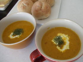 ほっこり♪かぼちゃのスープ
