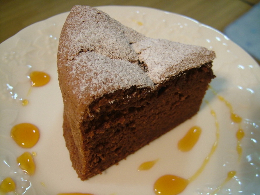 ミディアムレア風 チョコレートケーキの画像