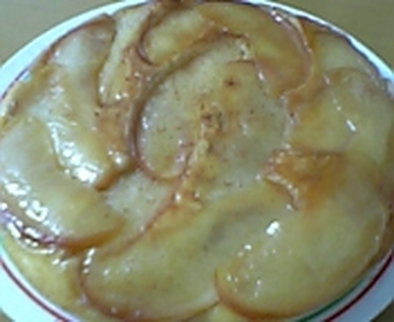 りんごのフライパンケーキの写真