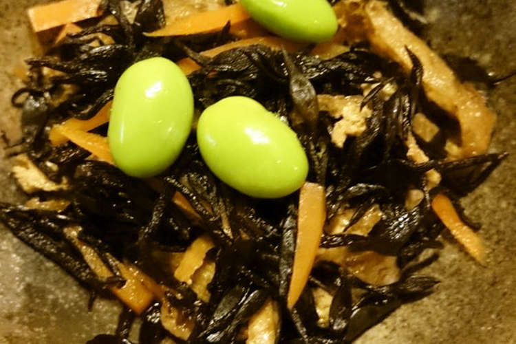 気軽に副菜 レンジでひじき煮 お弁当にも レシピ 作り方 By なごみ庵 クックパッド 簡単おいしいみんなのレシピが358万品