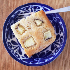 琺瑯バットで作るバナナケーキ