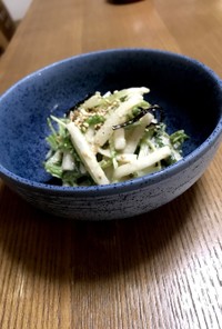 水菜と大根の和風サラダ