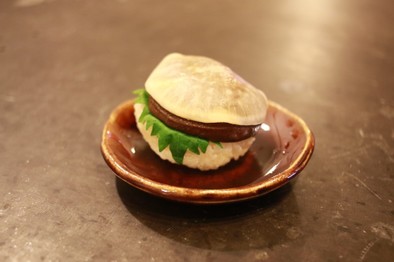 干し椎茸のお寿司（雪ん子寿司）の写真