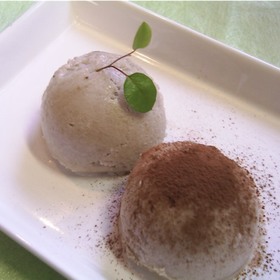 バナナ味のココナッツミルクアイスクリーム