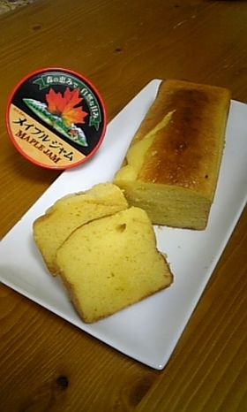 簡単☆しっとりふわふわメープルケーキ♪
