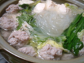 ふんわりやわらか☆肉団子の土鍋煮込み