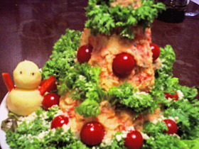 ☆クリスマスに♪デコレーションポテサラ☆