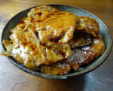 帯広風豚丼の写真