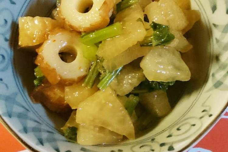 少ーし残った大根とかぶの葉の煮物 レシピ 作り方 By ホヤホヤばあば クックパッド 簡単おいしいみんなのレシピが352万品