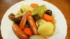 簡単!ヘルシー!まるしいたけのポトフ