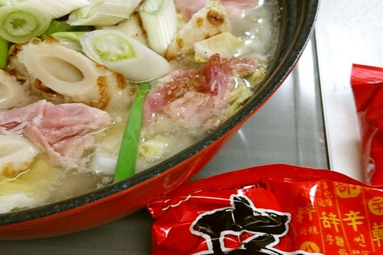 辛ラーメンで鍋の〆 レシピ 作り方 By ふきのとう クックパッド 簡単おいしいみんなのレシピが352万品