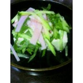 さっぱり冷奴