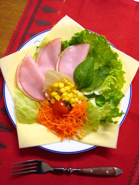 クリスマス☆星のサラダ