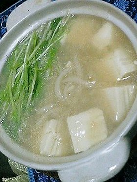 明太子トロ~リ湯豆腐