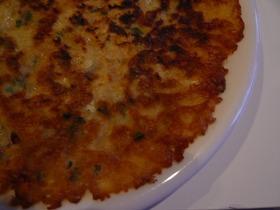 カリカリ大好き♪たこ焼きの粉でチヂミ