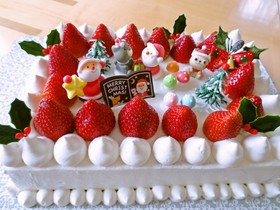 ワクワク♪クリスマスケーキ♪