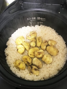 秋の旬!炊飯器で炊くだけ!おいしい栗ご飯