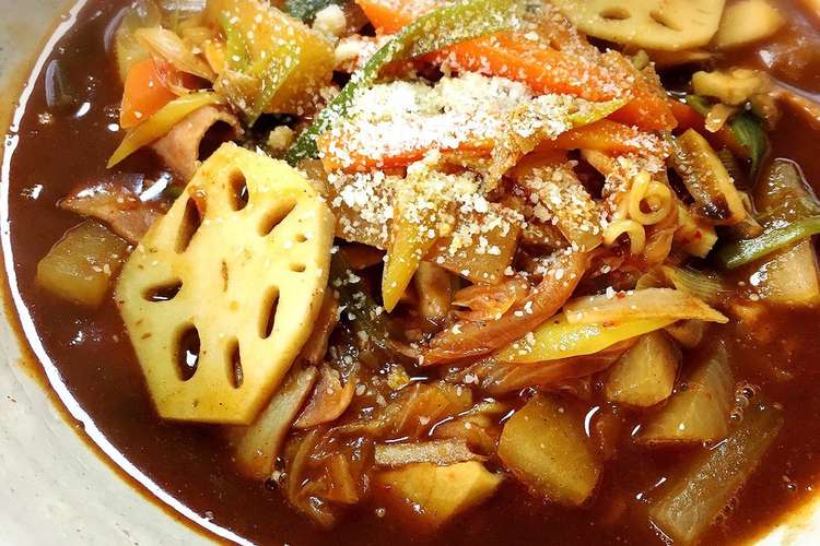 辛ラーメン 激うま カレーラーメン レシピ 作り方 By Sakitaro11 クックパッド 簡単おいしいみんなのレシピが359万品
