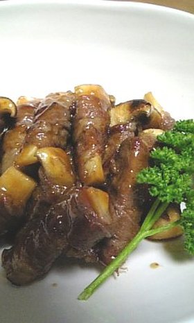 エリンギの牛肉巻き